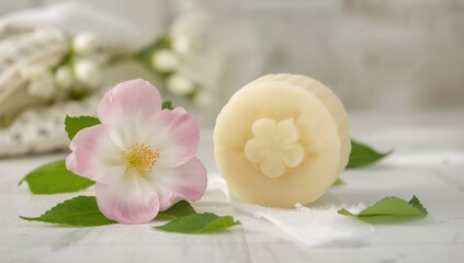 Flower and soap arrangement, potential for allergenic reactions