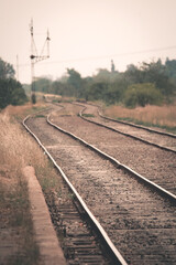 Obraz premium railway in the countryside