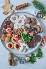 sweet home made german christmas cookies
