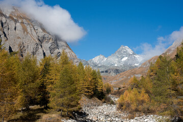 Autumn in the Austrian Alps near Grossglockner