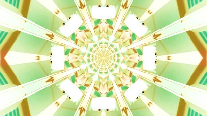 Seamless tunnel video loop with vibrant colors for a relaxing digital display experience