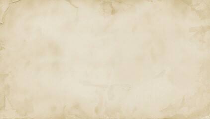 Aged parchment texture with empty newspaper design, distressed beige wallpaper style, retro print page featuring area for text or messages