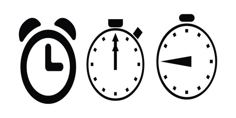 clock icon.vector symbol