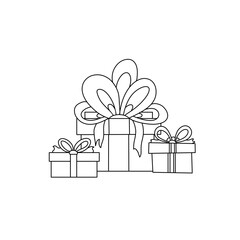 Gift box illustration