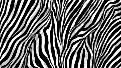 Geometric black and white zebra design, suitable for editorial header background