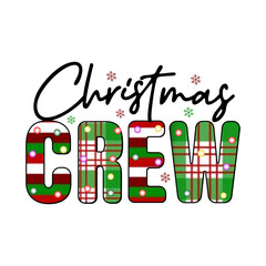 christmas crew vector design