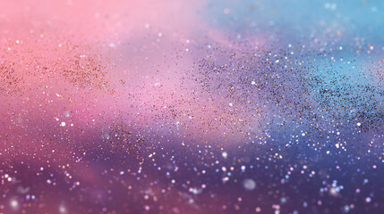 Abstract dreamy composition in pink and blue colors