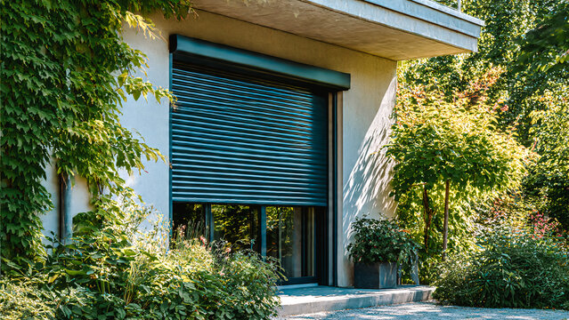 Fen&ecirc;tres et volets roulants, maison avec terrasse et jardin
