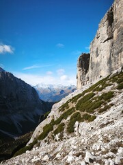 winter hiking in dolomiti di brenta italy
