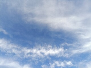 blue sky with clouds