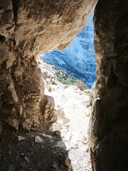 winter hiking in dolomiti di brenta italy
