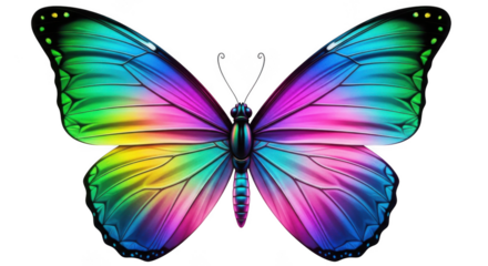 Butterfly colorful wing insect animal nature vibrant