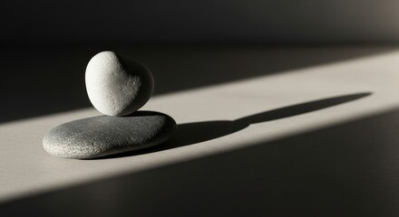 Zen Stone Balance Rock Harmony Relaxation Still Life Simplicity Peaceful Meditative Outdoors Sunlight Serenity Weight