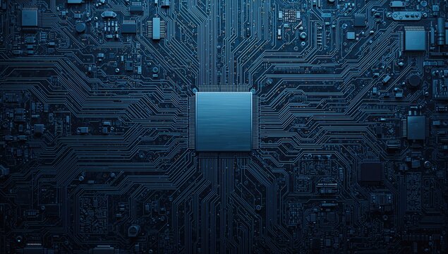 Technological Pattern of a Computer Circuitry