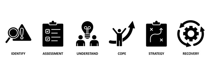 Kaizen Set  icon vector illustration. business philosophy and corporate strategy concept of continuous improvement with quality, advancement, continuous, success and implementation icon 