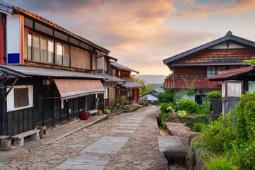 Magome, Japan along the Nakasendo Trail