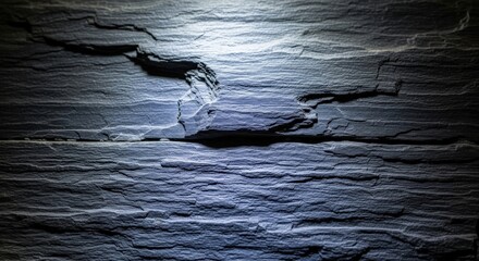 Black Slate Stone Texture Background Dark Rock Surface Rough Natural Material Solid Geology Pattern Wall Covering Tile Backdrop Abstract