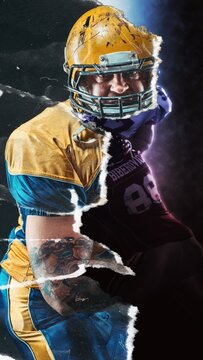 Vertical Torn Paper Transition 08