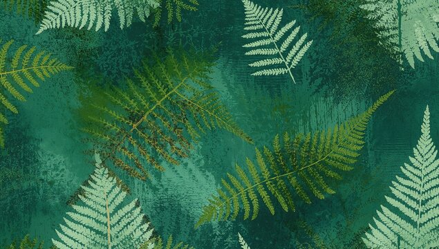 Fern and Sporangium, natural texture for background design