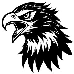 eagle head vector illustration
