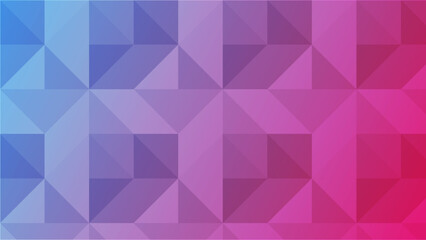 Vibrant Colorful Low Poly Geometric Gradient Background. Modern Polygon Triangles Abstract 3D Crystal Texture. Colorful Faceted Polygon Vector Design for Branding & Digital Art