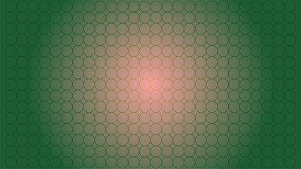 Abstract Green Gradient Backdrop with Repeating Circle Pattern for Graphic Design and Texture