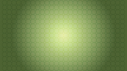 Modern geometric background featuring a subtle repeating circle pattern in shades of moss green with a luminous center and a soft vignette