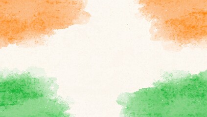 Watercolor Design for National Celebrations on 26th January and 15th August