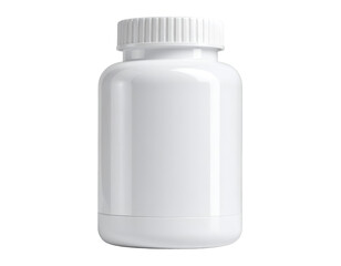 Medicine pill bottle mockup isolated on transparent background