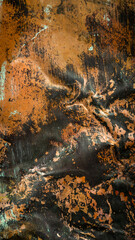 copper sheet with colorful. background or textura patterns