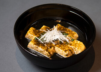 玉子焼き（海苔の餡かけ）
