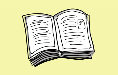 Book vector illustration doodle design.eps