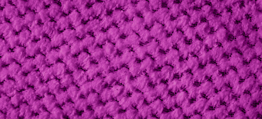 violet braided material with an interesting pattern