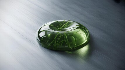 Conceptual algae fuel image demonstrating renewable energy source and sustainability