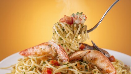 Hot and Tangy Ocean Pasta