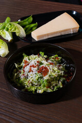Deconstruction Ceasar Salad