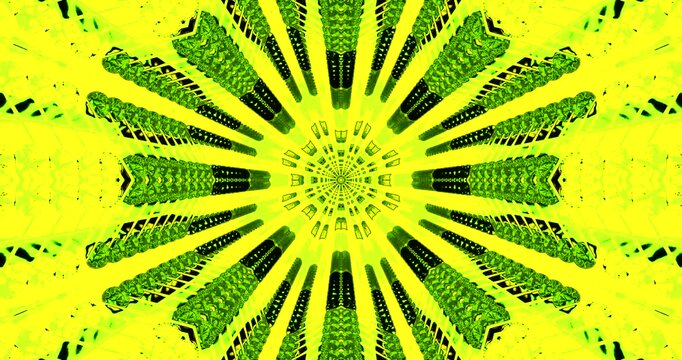 Vibrant tunnel video loop featuring luminous patterns in a seamless design for an engaging screensaver experience