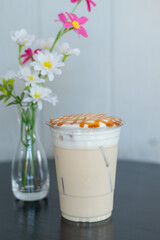 iced caramel milk