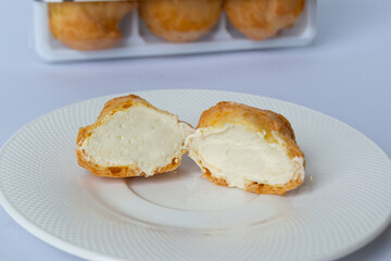 A French dessert made from choux pastry dough.