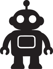 Robot scene vector art- রোবট 