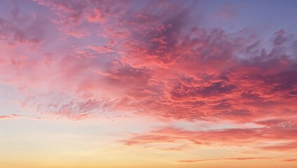 Obraz premium Dramatic morning and evening skies painted with bright red clouds and breathtaking views.