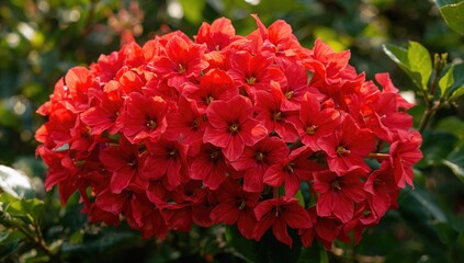Gorgeous Scarlet Sembaruthi Blossom Hibiscus Plant Display