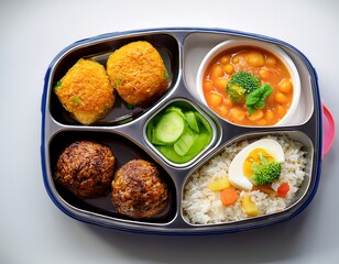 collection of lunchbox tiffins for Indian children, displaying a range of choices