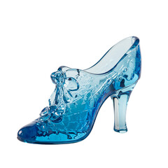 Enchanting Blue Crystal Slipper - Fairy Tale Footwear Dream