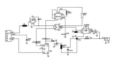 Detailed Electronic Circuit Diagram for Engineering Applications.