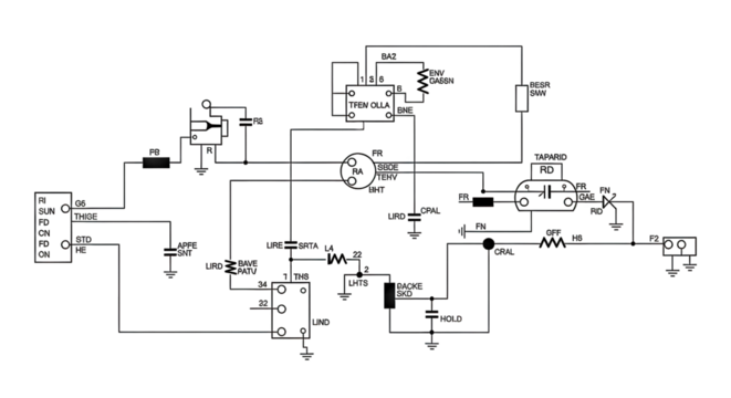 Detailed Electronic Circuit Diagram for Engineering Applications.