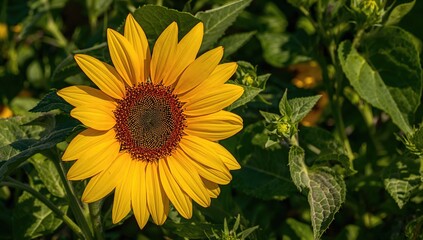 Obraz premium Detailed view of sunflower pollen with vibrant textures and colors