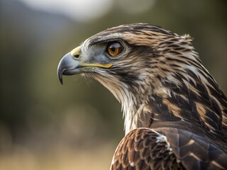 Fototapeta premium 4K Wildlife Photo | Detailed Portrait of a Tropical Bird of Prey