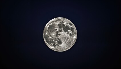 Obraz premium Photograph of the Moon