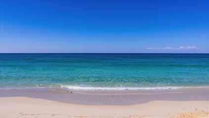 Obraz premium Black Sea coast with clear waters and sandy shore, ideal for relaxation